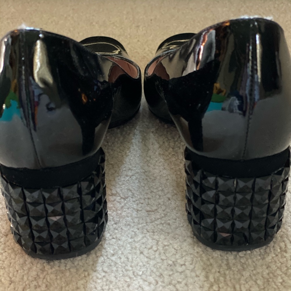 Kate Spade Danika black patent heels